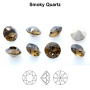 <p>Ювелирный кристалл Swarovski Fancy Stone Chaton (1088). Форма шатон (круглая), размер 4 мм (pp32), цвет дымчатый кварц (Smoky Quartz 225), с фольгой (foiled). Оттенок может отличаться от фотографии. Производство: Австрия. Цена за 20 шт.</p>