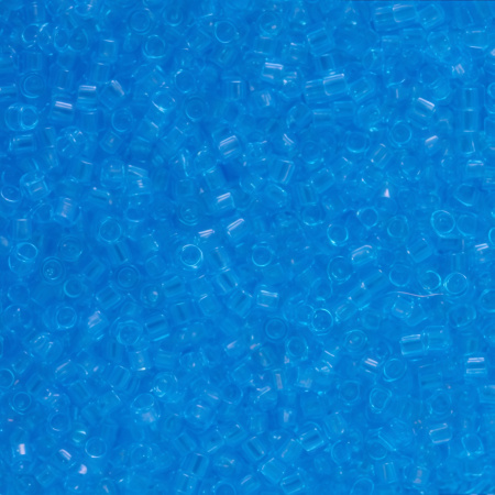 Бисер TOHO цилиндрический, размер 11/0, цвет #3 (Прозрачный, аквамарин), 10 грамм