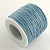 Шнур хлопковый вощеный, около 1мм, серо-голубой, 84 метра, катушка Шнур хлопковый вощеный, около 1мм, серо-голубой, 84 метра, катушка