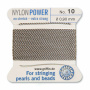 <p>
Толстая и прочная нить Nylon Power из высококачественного нейлона, очень крепкая, не растягивается. Произведена компанией Griffin (Германия). К нити прикреплена проволочная иголочка. Идеально подходит для использования с жемчугом и натуральными камнями. Толщина около 0,9 мм. Оттенок может отличаться от фотографии и в разных поставках. Оттенок может отличаться от фотографии и в разных поставках. Намотка может состоять из нескольких частей. Цена за моток 2 метра.
</p>