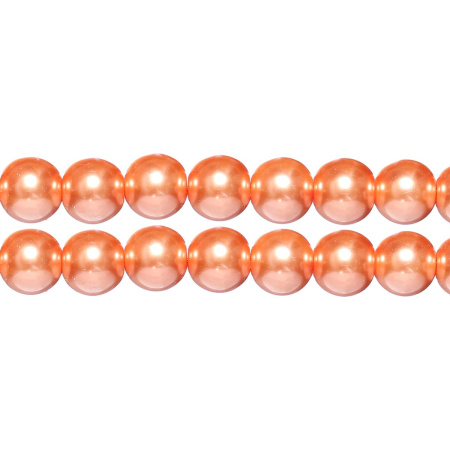 <p>
Стеклянные бусины с покрытием под жемчуг розовато-оранжевого цвета. Бусины могут немного отличаться по форме и размеру, быть слегка приплюснутыми у отверстия. Оттенок может немного отличаться от представленного на фото. Цена за низку 80 см, около 70 шт.
</p>