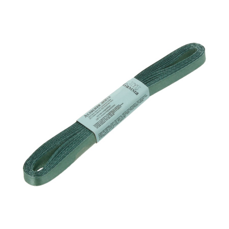 Лента атласная, Gaммa, 6мм, сине-зеленая №032, моток, 5 метров Лента атласная, Gaммa, 6мм, сине-зеленая №032, моток, 5 метров