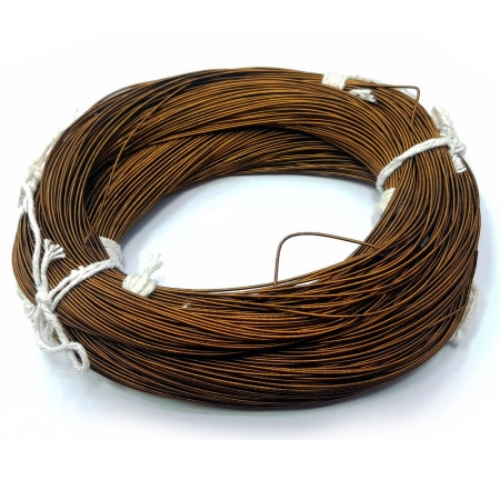 Канитель, 1.1мм, Индия, жесткая, гладкая, цвет медно-коричневый, 10 грамм