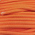 Шнур плетеный с сердечником, около 10мм, полиэстер, оранжевый, 86 см, 1 шт.