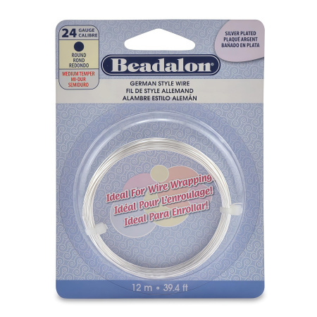 Проволока гибкая, 0.511мм, Beadalon, посеребренная, моток, 12 метров Проволока гибкая, 0.511мм, Beadalon, посеребренная, моток, 12 метров