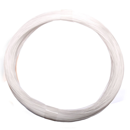 Леска, 0.6мм, бело-прозрачная, моток, 70-100 метров