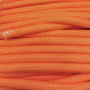 <p>Толстый плетеный синтетический шнур-змейка. Очень прочный, при этом довольно гибкий и мягкий, слегка тянется. Цвет апельсиновый. Оттенок может отличаться от фотографии и в разных поставках. Плетение не очень плотное, сквозь нити может проглядывать сердечник, отличающийся по цвету (белый). Толщина около 1 см, может немного отличаться от заявленной. Можно использовать в качестве основы для создания колье или браслетов, он может послужить альтернативой бисерному жгуту. Произведен в Греции. Цена за отрезок длиной примерно 86 см. При покупке нескольких единиц, по возможности, отрезается цельным куском.</p>