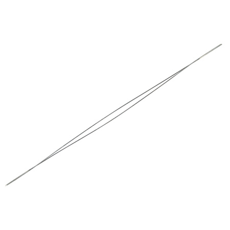 Игла бисерная, 116мм, Beadalon, гибкая, с большим ушком, нержавеющая сталь, 2 шт.