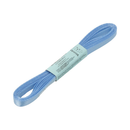 Лента атласная, Gaммa, 6мм, голубая №049, моток, 5 метров Лента атласная, Gaммa, 6мм, голубая №049, моток, 5 метров
