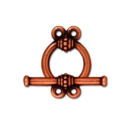 Застежка, 16х12мм, TierraCast, тогл, на две нити, базовый материал - оловянный сплав, медный с чернением, 1 шт. Застежка, 16х12мм, TierraCast, тогл, на две нити, базовый материал - оловянный сплав, медный с чернением, 1 шт.