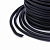 Шнур резиновый полый, около 3мм, черный, матовый, 5 метров Шнур резиновый полый, около 3мм, черный, матовый, 5 метров