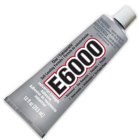 Клей универсальный, E6000 (США), прозрачный, 29.5 мл (1.0 fl. oz.), 1 шт.