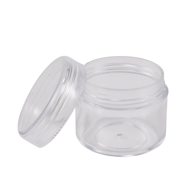 Баночка для хранения, 3.9х3.3см, прозрачная, 1 шт. <p>Баночка для хранения бисера, бусин, мелкой фурнитуры и т.д. из качественного прозрачного пластика. Крышечка плотно завинчивается. Диаметр 3,9 см. Высота 3.3 см. На баночках возможны небольшие потертости. Цена за 1 баночку.</p>