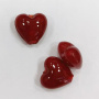 <p>Бусина-сердечко лэмпворк ручной работы красного цвета. Оттенок может отличаться от фотографии. В разных поставках цвет может варьироваться от оранжево-красного до бордового. Внутри - фольга. Бусины могут немного отличаться по форме и размеру. Отверстие может быть сделано не очень аккуратно; на бусинах могут быть небольшие неровности. Цена за 5 шт.</p>