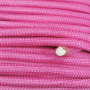 <p>Толстый плетеный синтетический шнур-змейка. Очень прочный, при этом довольно гибкий и мягкий, слегка тянется. Цвет малиново-розовый. Оттенок может отличаться от фотографии и в разных поставках. Плетение не очень плотное, сквозь нити может проглядывать сердечник, отличающийся по цвету (белый). Толщина около 1 см, может немного отличаться от заявленной. Можно использовать в качестве основы для создания колье или браслетов, он может послужить альтернативой бисерному жгуту. Произведен в Греции. Цена за отрезок длиной примерно 80 см. При покупке нескольких единиц, по возможности, отрезается цельным куском.</p>
