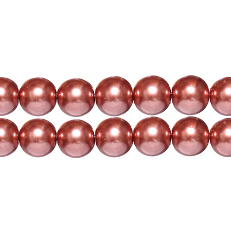 <p>
Стеклянные бусины с покрытием под жемчуг розовато-коричневого цвета. Бусины могут немного отличаться по форме и размеру, быть слегка приплюснутыми у отверстия. Оттенок может немного отличаться от представленного на фото. Цена за низку 80 см, около 70 шт.
</p>