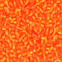 <p>Японский бисер TOHO Treasure (цилиндрический Тохо), размер 11/0 (около 1.6 мм). Прозрачный светло-оранжевый с серебристой сердцевиной (Silver-Lined Hyacinth). Цена за 10 грамм (около 2 000 бисеринок).</p>
