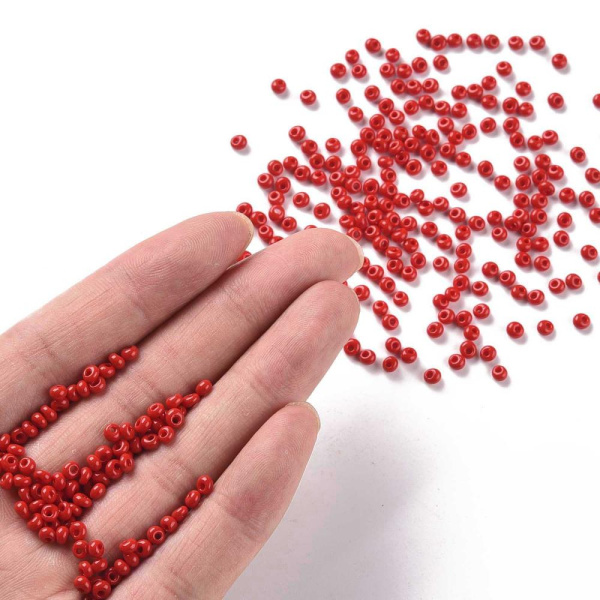 <p>
Японский бисер TOHO Magatama (приплюснутый каплеобразный бисер Тохо со смещенным отверстием), размер 3мм. Непрозрачный красный (Opaque Pepper Red). Оттенок может отличаться от фотографии. Среднее количество бисерин в 1 грамме Toho Магатама 3 мм - около 35 штук, может сильно варьироваться в зависимости от цвета бисера. Цена за 10 грамм.
</p>