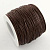 Шнур хлопковый вощеный, около 1мм, темно-коричневый, 80-90 метров, катушка Шнур хлопковый вощеный, около 1мм, темно-коричневый, 80-90 метров, катушка