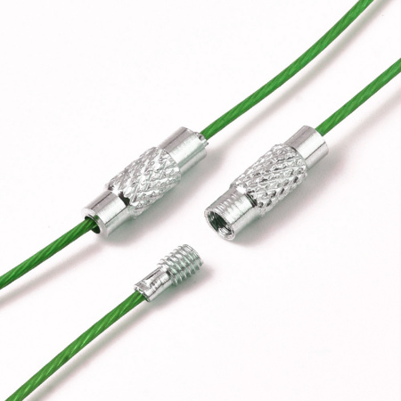 <p>
Жесткая основа для колье (чокер) с закручивающимся замком. Сделана из стали с нейлоновым покрытием. Цвет основы зеленый, цвет замочка темно-серебристый. Длина 45 см, толщина тросика - 1 мм. Цена за 5 шт.
</p>