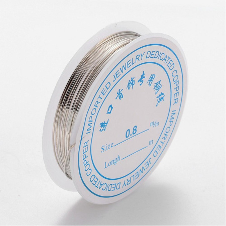 Проволока гибкая, 0.8мм, средней жесткости, стального цвета, 5 метров, катушка Проволока гибкая, 0.8мм, средней жесткости, стального цвета, 5 метров, катушка