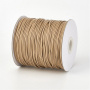 <p>Тонкий плетеный вощеный синтетический (полиэстеровый) шнур, цвет песочно-бежевый, оттенок может отличаться от фотографии. Толщина около 0.5-0.7 мм. По возможности, продается цельным куском, однако, может поставляться несколькими отрезами. Цена за 10 метров.  </p>