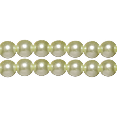 <p>
Стеклянные бусины с покрытием под жемчуг нежно-зеленого цвета. Бусины могут немного отличаться по форме и размеру, быть слегка приплюснутыми у отверстия. Оттенок может немного отличаться от представленного на фото. Цена за низку 80 см, около 70 шт.
</p>