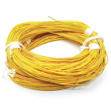 Канитель, 1.1мм, Индия, жёсткая, гладкая, цвет яркое золото, 10 грамм