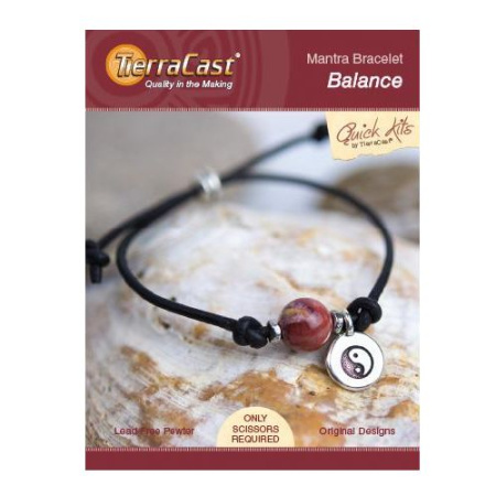 Набор для сборки украшения, 150-230мм, TierraCast, браслет Balance, посеребренный Набор для сборки украшения, 150-230мм, TierraCast, браслет Balance, посеребренный