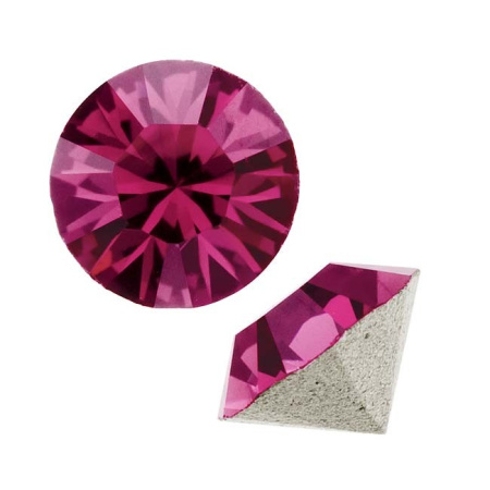 Ювелирный кристалл Swarovski, Шатон (#1088), ss24 (5.4мм), фуксия, с фольгой, 10 шт.