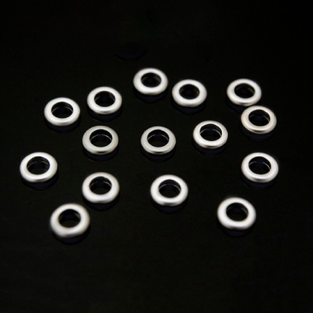 Соединительное колечко, 4мм (толщина 1мм, внутренний размер 2мм), Корея, неразъемное, базовый материал - латунь, под матовый родий, 20 шт. Соединительное колечко, 4мм (толщина 1мм, внутренний размер 2мм), Корея, неразъемное, базовый материал - латунь, под матовый родий, 20 шт.