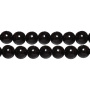 <p>
Стеклянные бусины с глянцевым покрытием чёрного цвета. Бусины могут немного отличаться по форме и размеру, быть слегка приплюснутыми у отверстия. Оттенок может немного отличаться от представленного на фото. Цена за низку 80 см, около 70 шт.
</p>