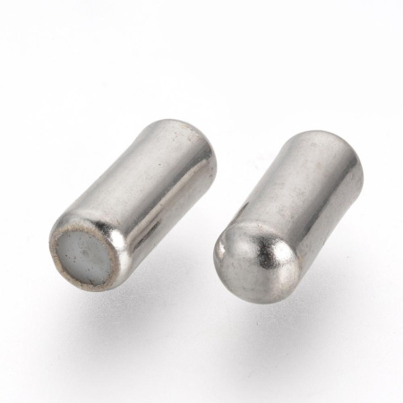 Застежки для пусет, 10.5х4мм, базовый материал - латунь, стального цвета, пара