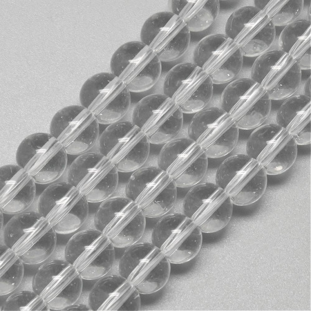 <p>Стеклянные бусины - гладкие шарики, цвет прозрачный белый. В низке около 40 бусин. Бусины могут незначительно отличаться по размеру и форме. Оттенок может немного отличаться от представленного на фото. Цена за низку, низки формируются без проверки каждой бусины на дефекты.</p>