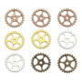 <p>Набор декоративных элементов - шестеренок из металлического сплава. Эти шестеренки могут также использоваться как подвески или соединительные элементы. Отлично подойдут для украшений в стиле стимпанк (steampunk). Возможные цвета: золото, бронза, медь, тибетское серебро. Оттенок может отличаться от фотографии и в разных поставках. Цена за 20 шестерёнок случайного цвета.</p>