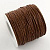 Шнур хлопковый вощеный, около 1мм, коричневый, 84 метра, катушка Шнур хлопковый вощеный, около 1мм, коричневый, 84 метра, катушка