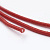 Шнур - резинка, около 1мм, красный, 10 метров