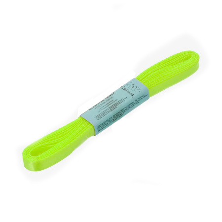 Лента атласная, Gaммa, 6мм, ярко-лимонная №058, моток, 5 метров Лента атласная, Gaммa, 6мм, ярко-лимонная №058, моток, 5 метров