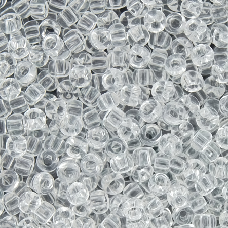 Бисер TOHO круглый, размер 11/0, цвет #1 (Прозрачный, хрусталь), 10 грамм