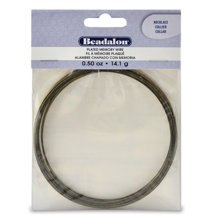 Проволока с памятью, 92х0.655мм, Beadalon, для колье, бронзовая, 14 грамм (ок.17 витков) Проволока с памятью, 92х0.655мм, Beadalon, для колье, бронзовая, 14 грамм (ок.17 витков)