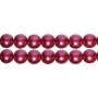 <p>
Стеклянные бусины с покрытием под жемчуг бордово-розового цвета. Бусины могут немного отличаться по форме и размеру, быть слегка приплюснутыми у отверстия. Оттенок может немного отличаться от представленного на фото. Цена за низку 80 см, около 68 шт.
</p>