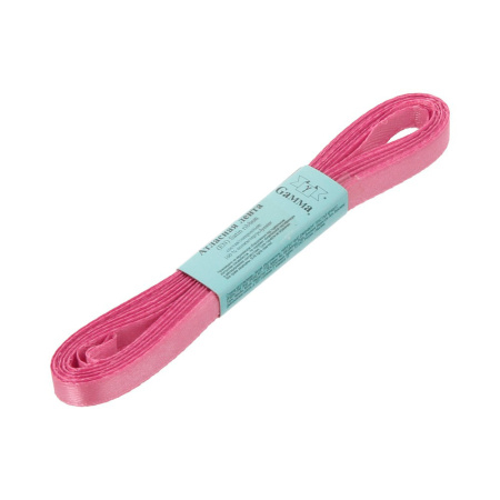 Лента атласная, Gaммa, 6мм, вялая роза №025, моток, 5 метров Лента атласная, Gaммa, 6мм, вялая роза №025, моток, 5 метров