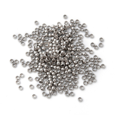 Кримпы, 2х1-1.5мм, базовый материал - нержавеющая сталь, без покрытия, 50 шт.