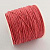 Шнур хлопковый вощеный, около 1мм, коралловый, 84 метра, катушка Шнур хлопковый вощеный, около 1мм, коралловый, 84 метра, катушка