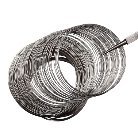 Проволока с памятью, 61-64х0.655мм, Beadalon, для браслета, нержавеющая сталь, 1 виток