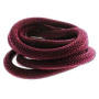 <p>Толстый плетеный синтетический шнур-змейка. Очень прочный, при этом довольно гибкий и мягкий. Толщина около 1 см. Можно использовать в качестве основы для создания колье или браслетов, он может послужить альтернативой бисерному жгуту. Вишневый (Bordeaux). Оттенок может отличаться от фотографии. Произведен в Греции. Цена за 45 см. При покупке нескольких единиц, по возможности, отрезается цельным куском. Максимальная длина цельного куска - 2.7 метра.</p>