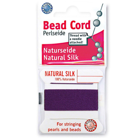 <p>Очень толстая и прочная нить из высококачественного натурального 100% шелка, произведена компанией Griffin (Германия). К нити прикреплена проволочная иголочка. Идеально подходит для использования с жемчугом и натуральными камнями. Толщина около 1,05 мм. Оттенок может отличаться от фотографии и в разных поставках. Цена за моток 2 метра.</p>