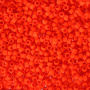 <p>Японский бисер TOHO Treasure (цилиндрический Тохо), размер 11/0 (около 1.6 мм). Матовый непрозрачный бисер ярко-оранжевого цвета (Opaque-Frosted Sunset Orange). Цена за 10 грамм (около 2 000 бисеринок).</p>
