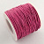 Шнур хлопковый вощеный, около 1мм, темно-розовый, 70 метров, катушка Шнур хлопковый вощеный, около 1мм, темно-розовый, 70 метров, катушка