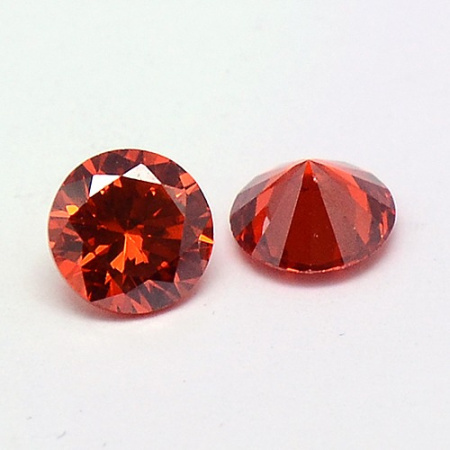 <p>Ювелирные кристаллы (стразы) из фианита (Cubic Zirconia), бриллиантовая огранка. Качество А.
Форма круглая, цвет темно-оранжевый, оттенок может отличаться от фотографии. Цена за 10 шт.</p>